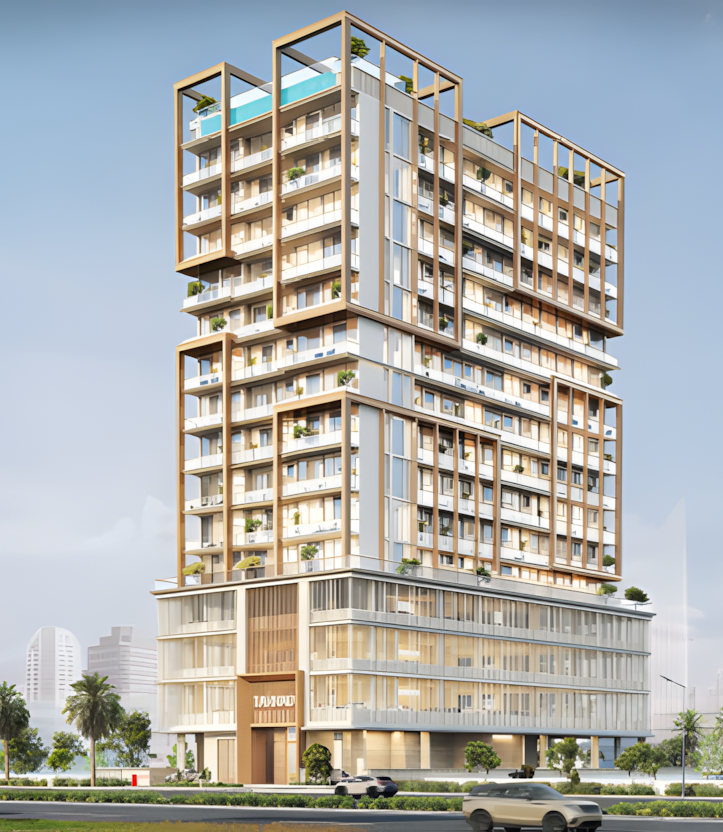 846 tarrad development CELESTO TOWER THREE Res. Bldg. (B+G+3P+13+R), 648-8546, Wadi Al Safa 5-1