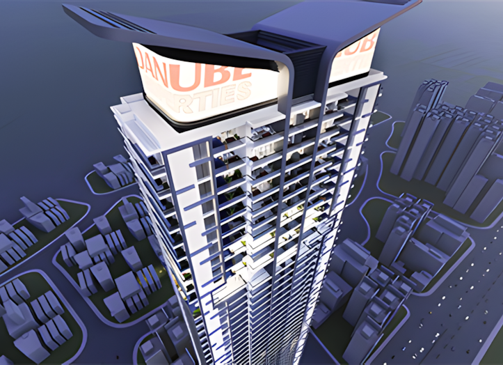 DANUBE PROJECT RESIDENTIAL AND COMMERCIAL JVT - DUBAI , G+4P+63FLOOR +R-1